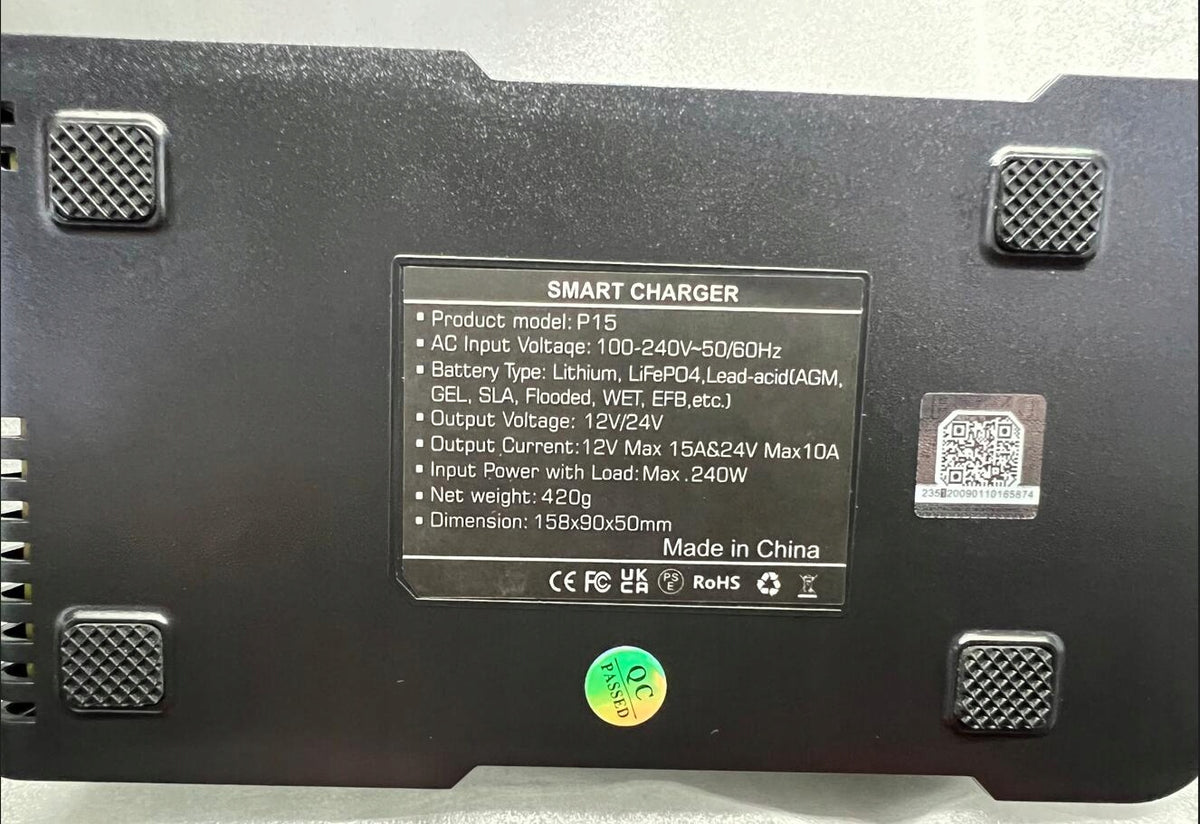 motor vehicles RECTIFIER FOR BATTERY AUTOMATIC SMART CHARGER Maximum amperage 15 A
