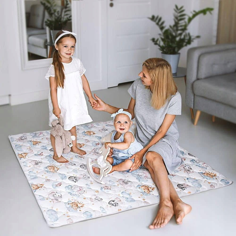 non-slip play mat Sleepy 150×130 cm Material fabric