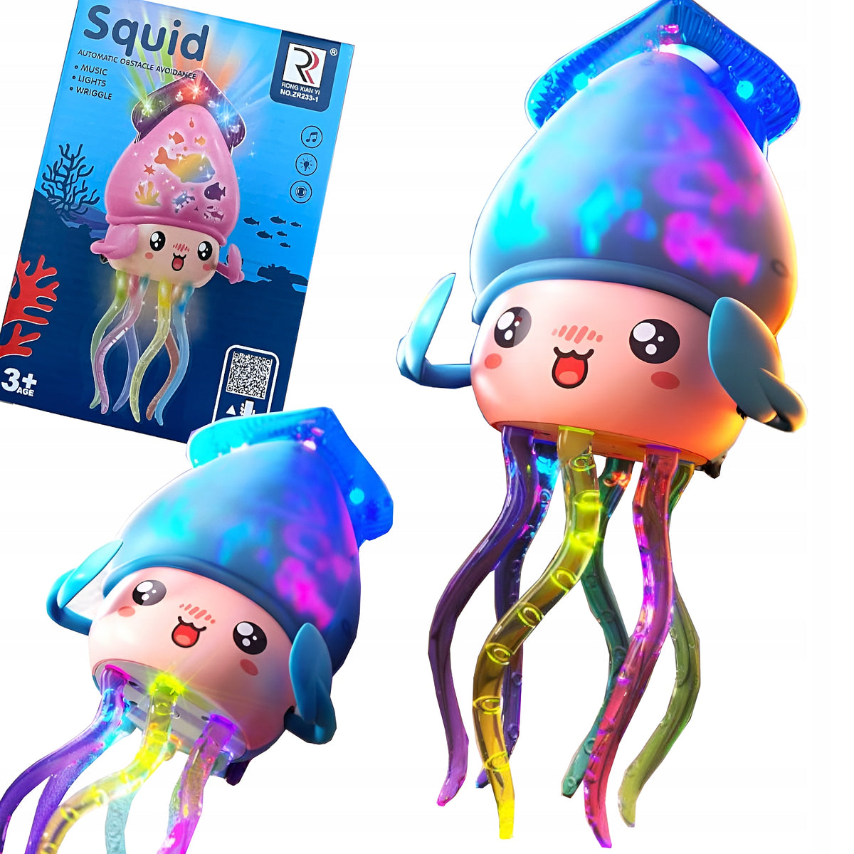 octopus INTERACTIVE DANCING TOY FOR CHILDREN GLOWING squid COLORS
