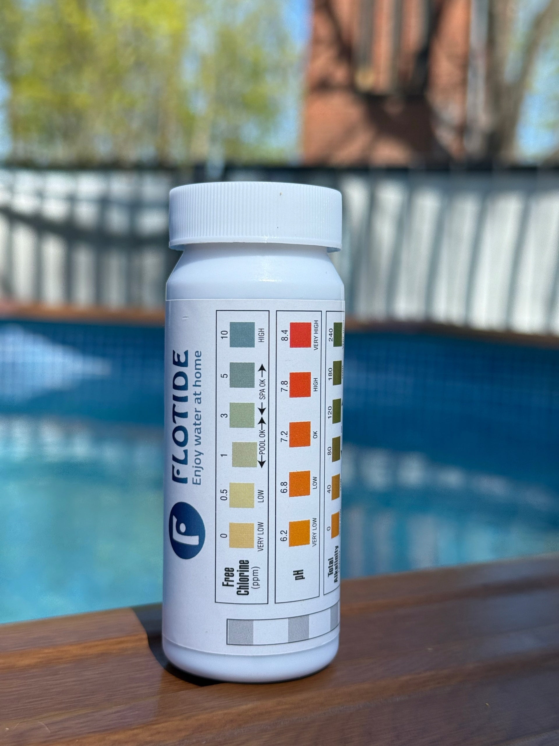 pH and Cl tester, strip alkalinity 3in1 50 pcs. Brand Bevo