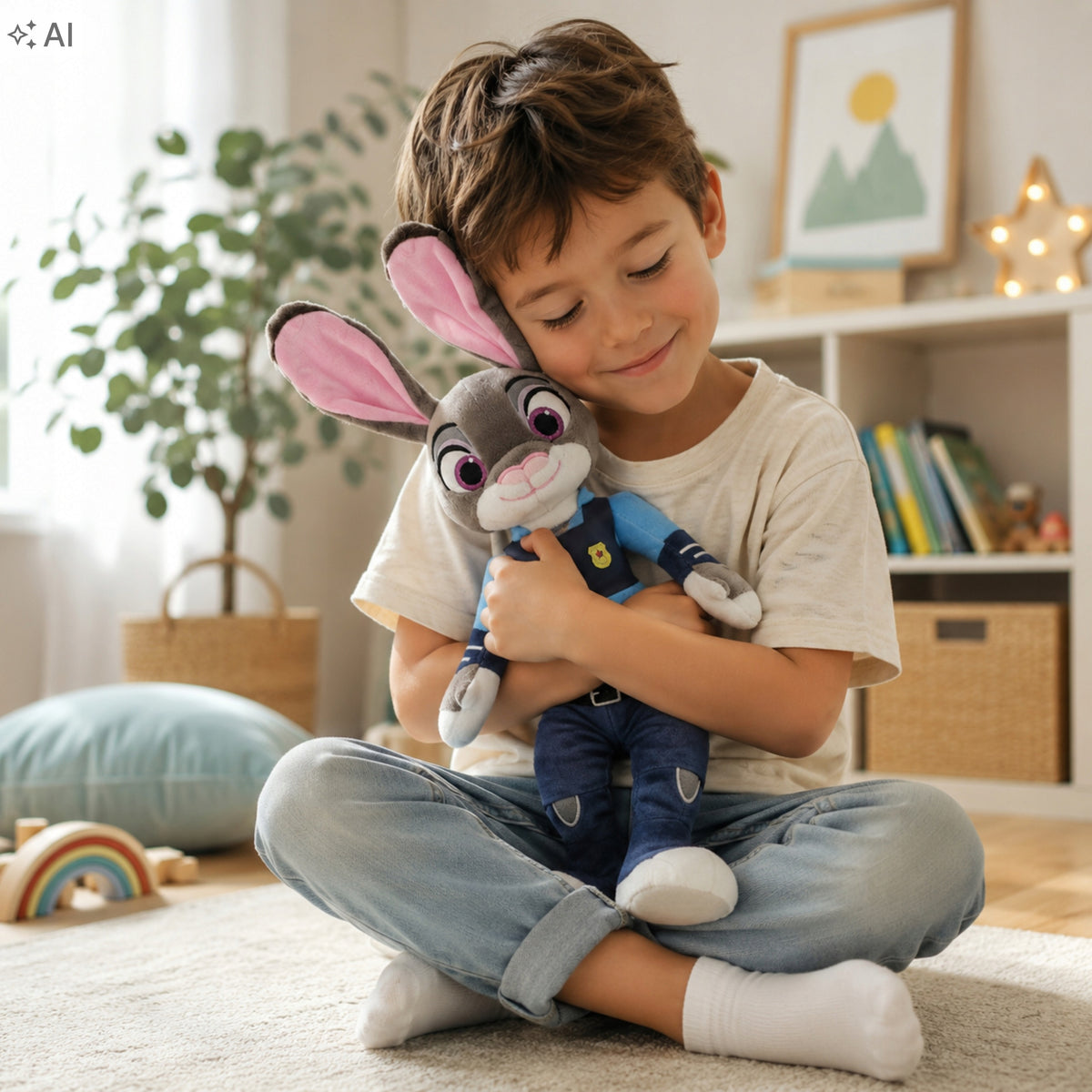 plush toy ANIMAL GARDEN Zootopia Judy Hopps LARGE 50 CM velour Manufacturer code LESTRE MASKOTKA JUDY HOPS