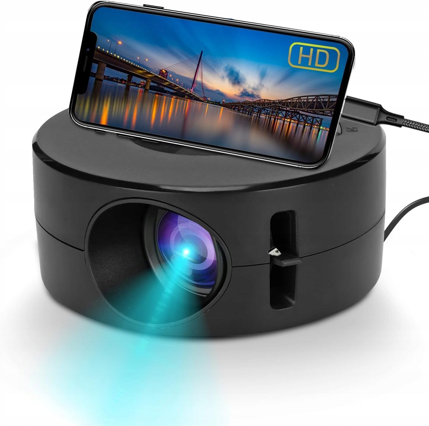projector portable smart full HD android tv USB YT200 MINI
