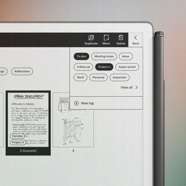 reMarkable Paper Pure 10,3" 32GB, Marker Plus, Notebook, E-book, E-ink Brand reMarkable