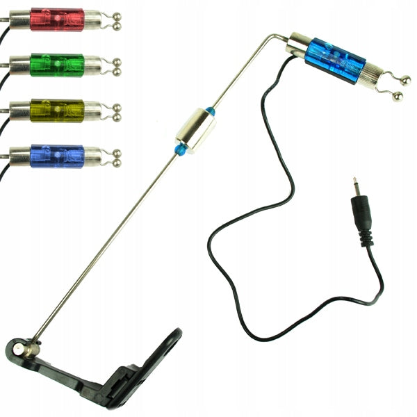 set of 4pcs SWINGER ELECTRIC LED bite alarm 4 different colors Packaging status original