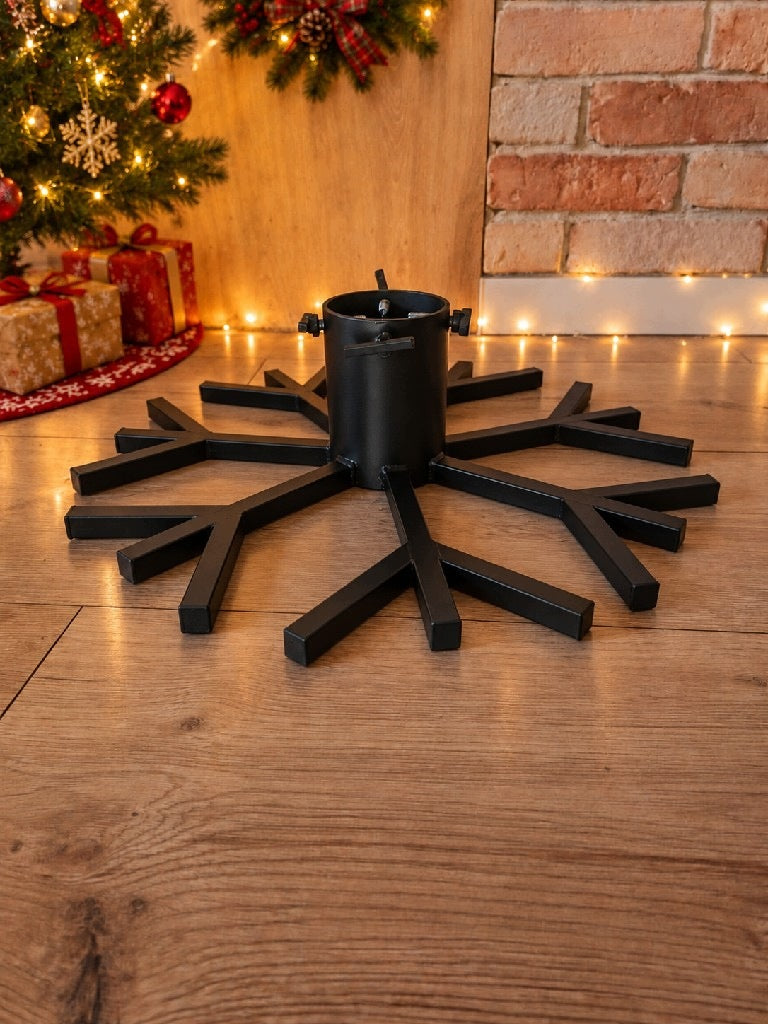 stojak na choinke sniezynka loft