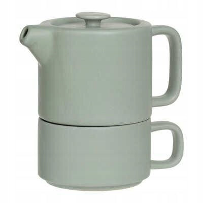 teapot Nature ceramic mint