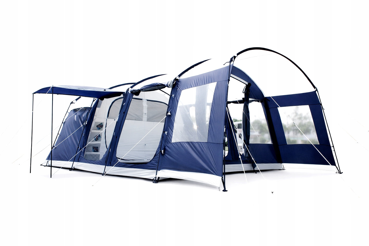 top24sport High Tent MONTREAL XXL 6-12 people 5000mm Integrated floor Packaging status original