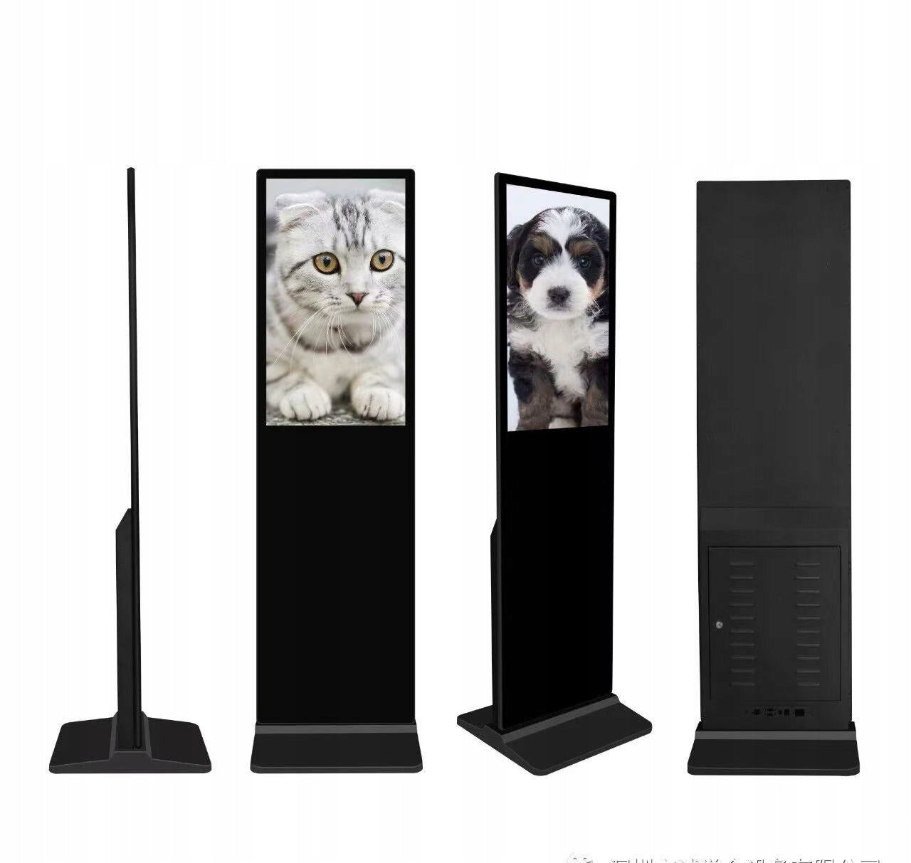 totem infokiosk display screen LCD advertising monitor 32" internal