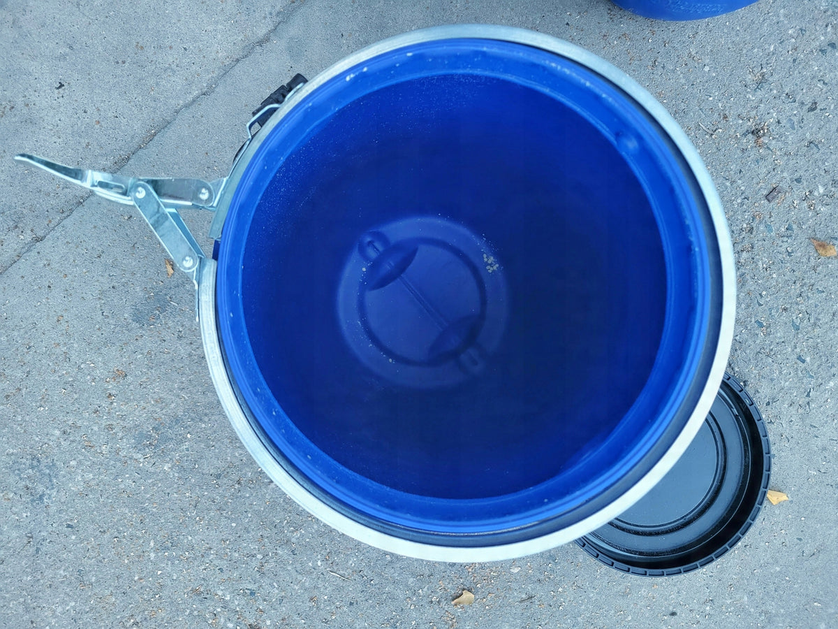 used BARREL with handle buckle cover 30L THICK Manufacturer code B30czekolada