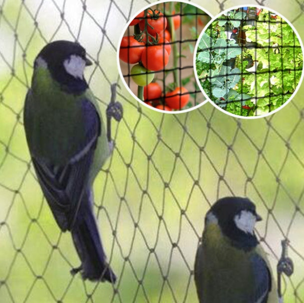 very STRONG STARLINGS NET 7,5m x 5m for BIRDS for aviary for trees with UV Grammage 20 g/m²
