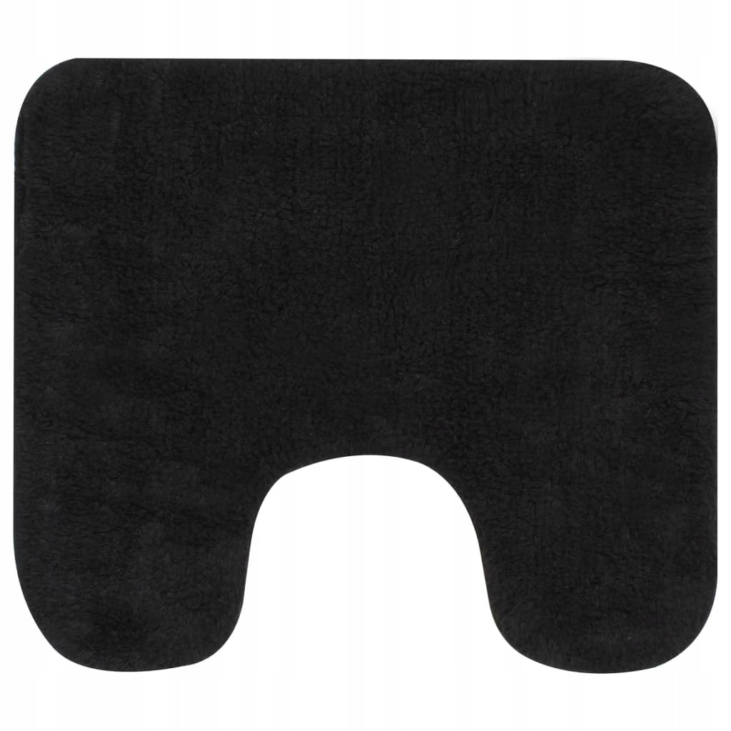 vidaXL 3-Piece Bathroom Mat Set, Fabric, Anthracite Brand Stanley