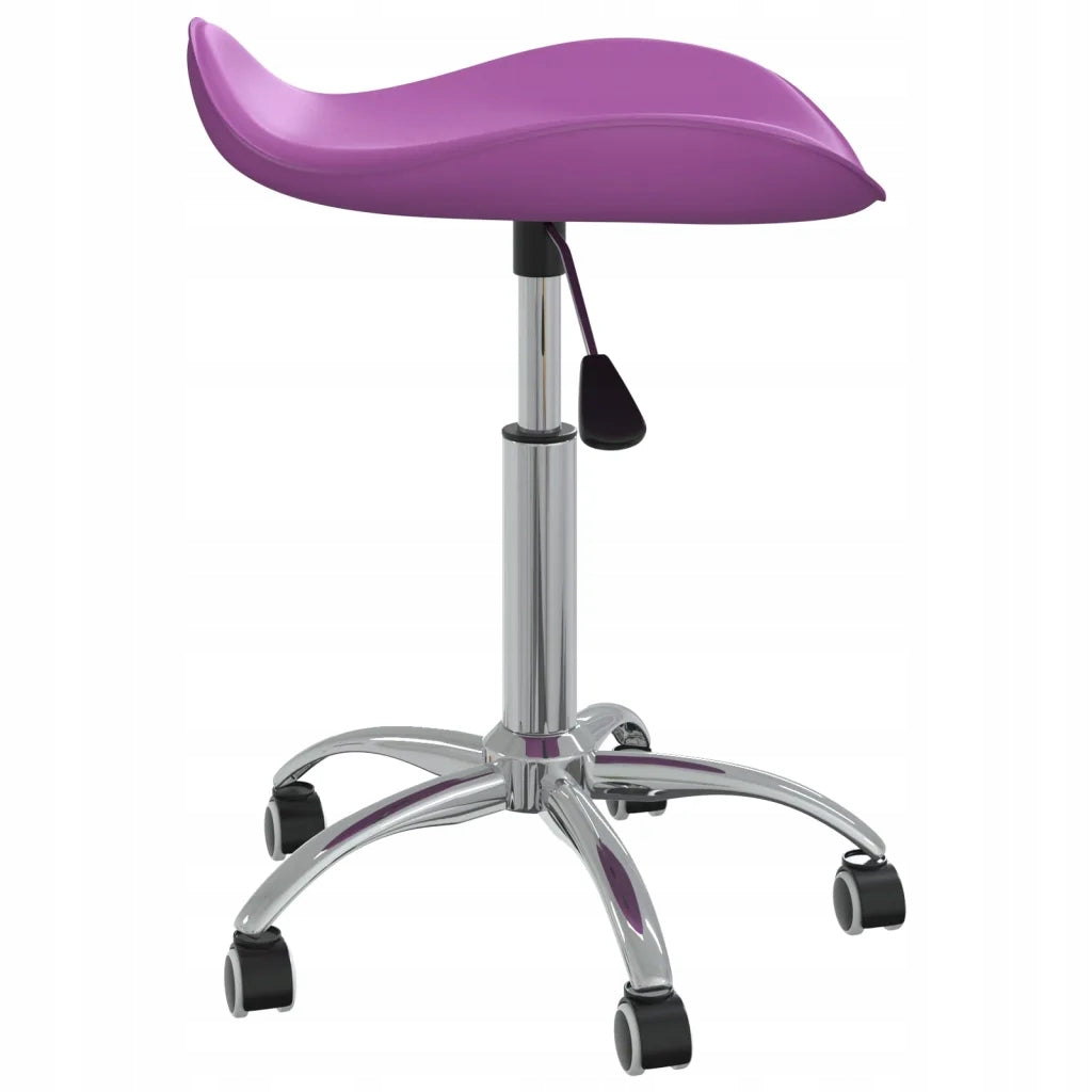 vidaXL Cosmetic stool, purple, faux leather Upholstery color purple