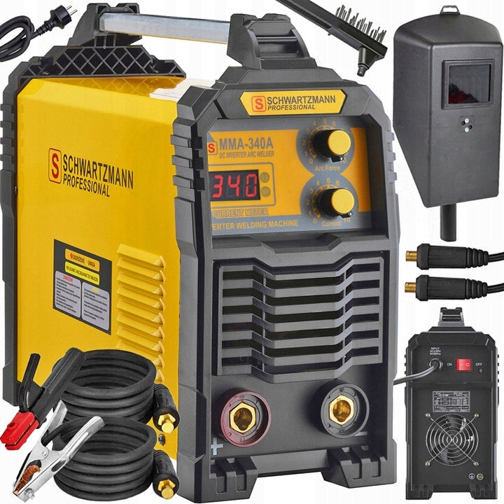 welding machine LARGE STRONG inverter IGBT LCD MMA TIG 340A schwarz
