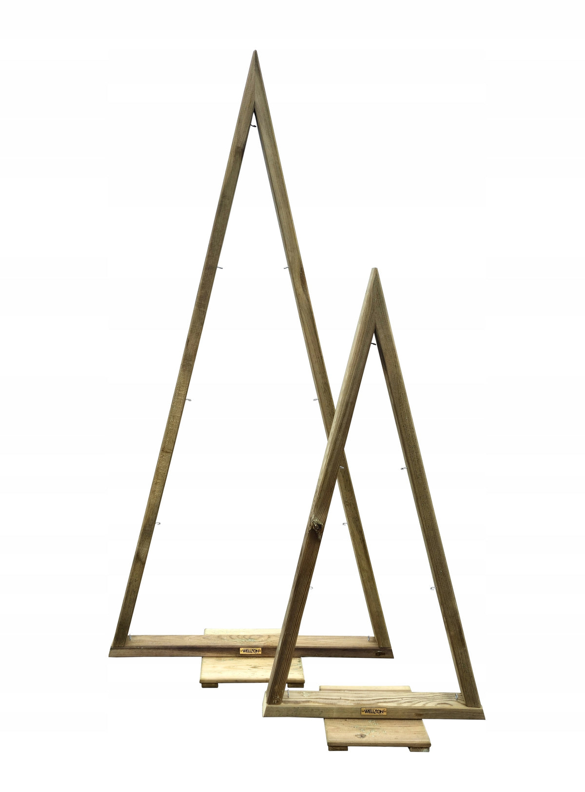 wooden Christmas tree SET garden terrace 115-166 cm