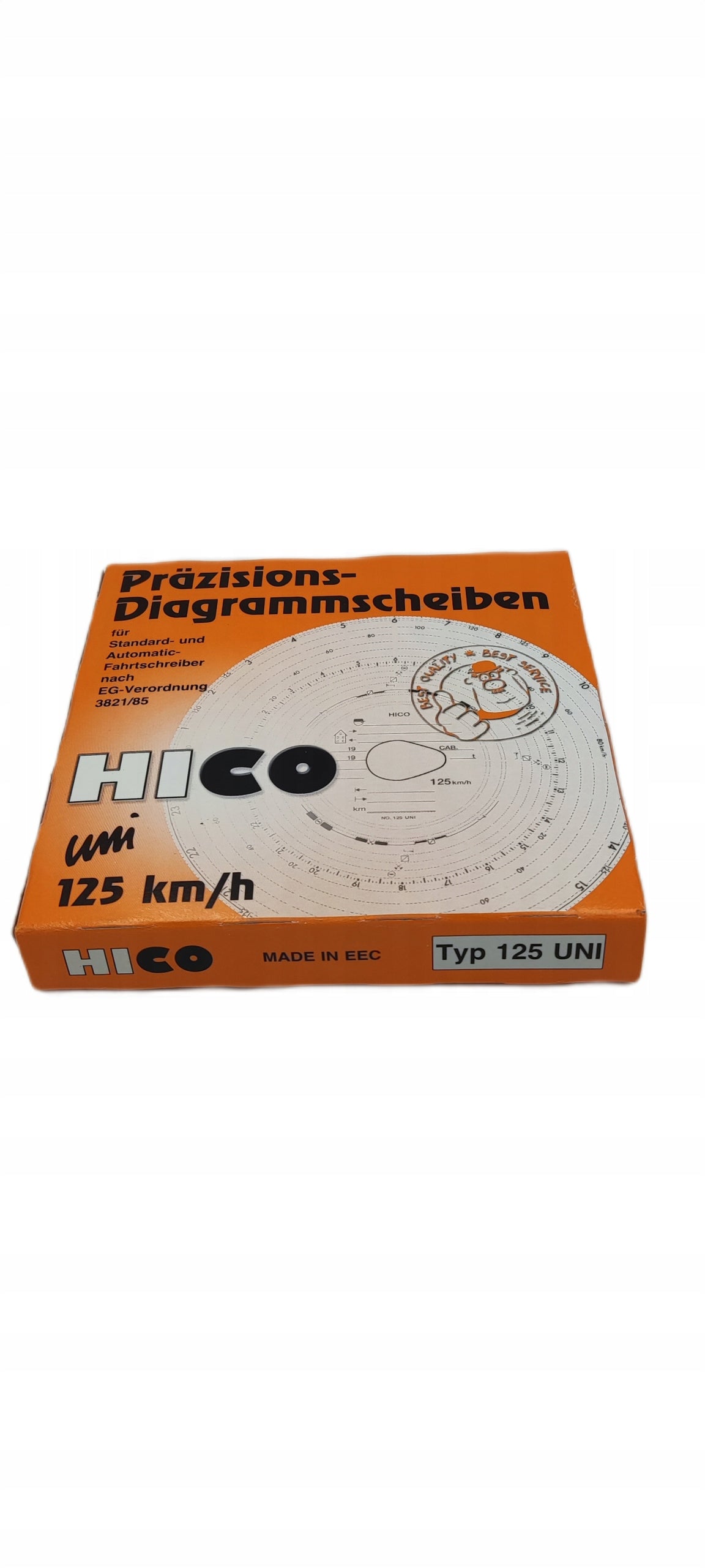 x5 tacho Tachograph Shields Hico Charts 125km/h Brand BORG HICO