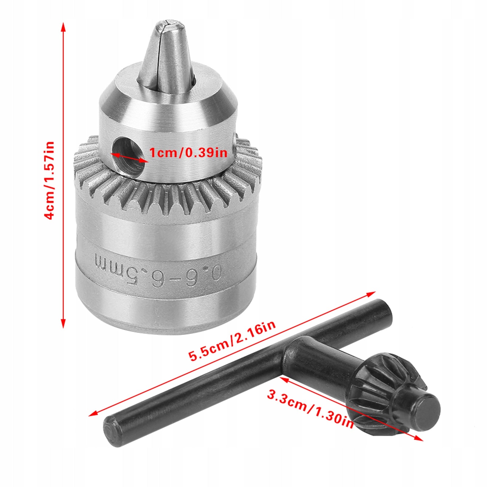 0.6-6mm MINI DRILL HOLDER+ KEY 3/8-24UNF Manufacturer code GS07487-02