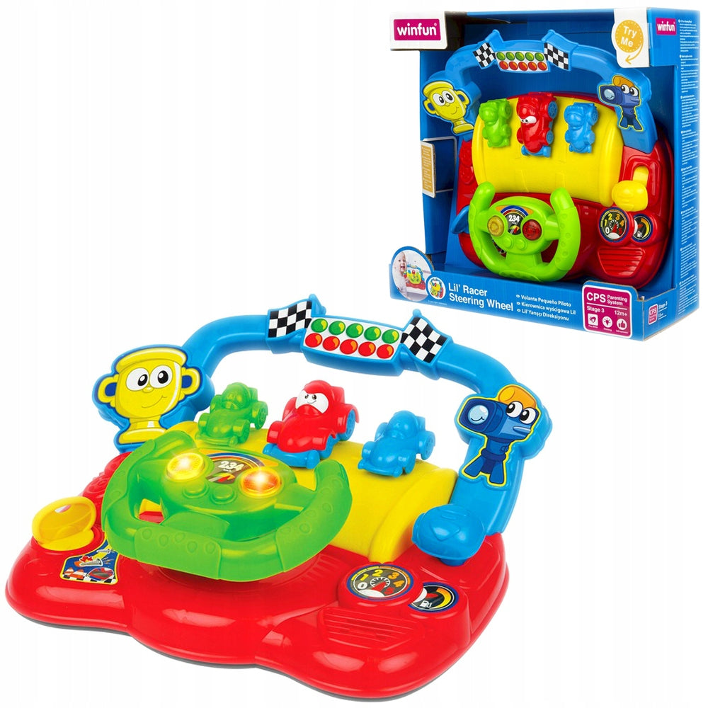 000621 Racing Steering Wheel Interactive Smily Play