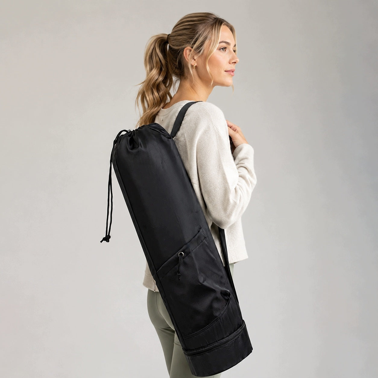 0007 Yoga mat bag 75 × 19 cm with pockets Waterproof material Brand no brand
