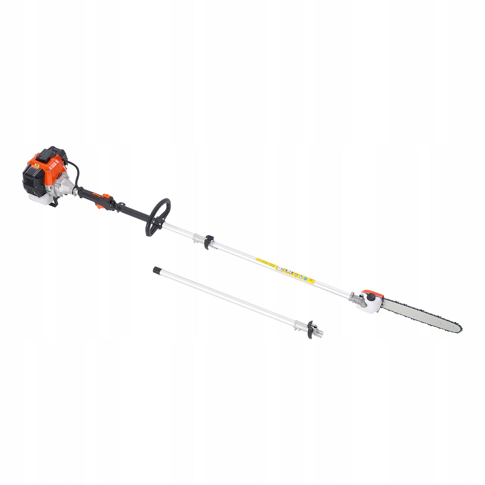 Benzininis dvitaktis teleskopinis pjūklas 52 cm³, 2,2–2,94 kW