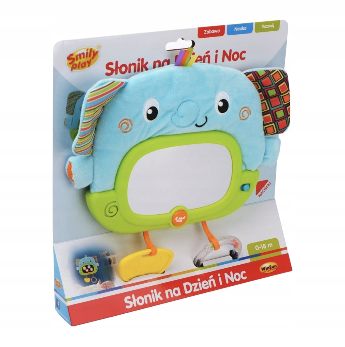 0175 ELEPHANT DAY AND NIGHT MIRROR GAME SMILY 0175