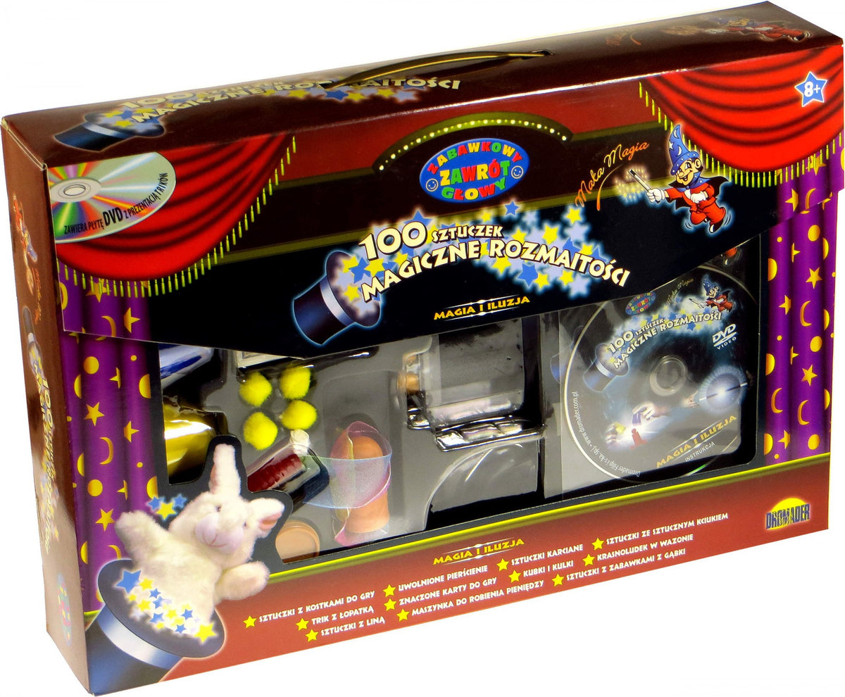 0618 LITTLE MAGICIAN DVD MAGIC TRICKS 100 spells DROMADER