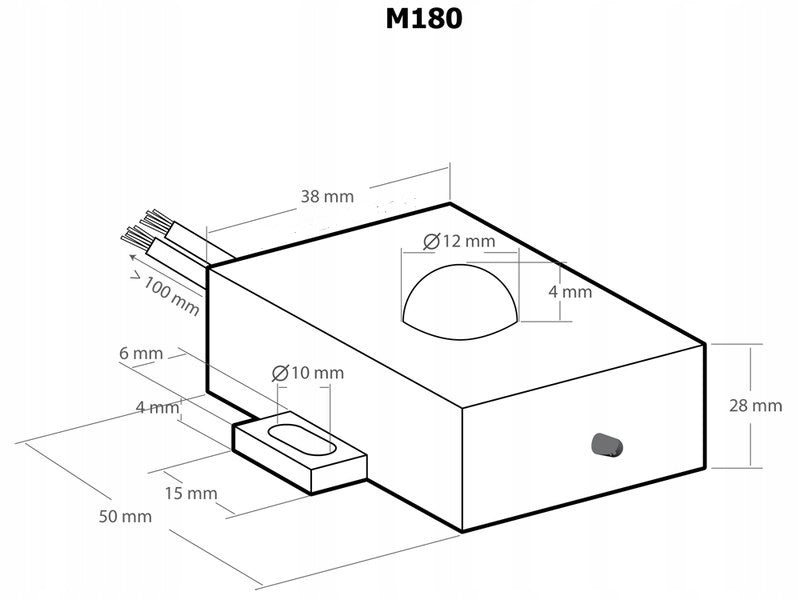 Ultragarsinis graužikų atbaidytuvas Kemo M180, 12V, IP65, vokiškas
