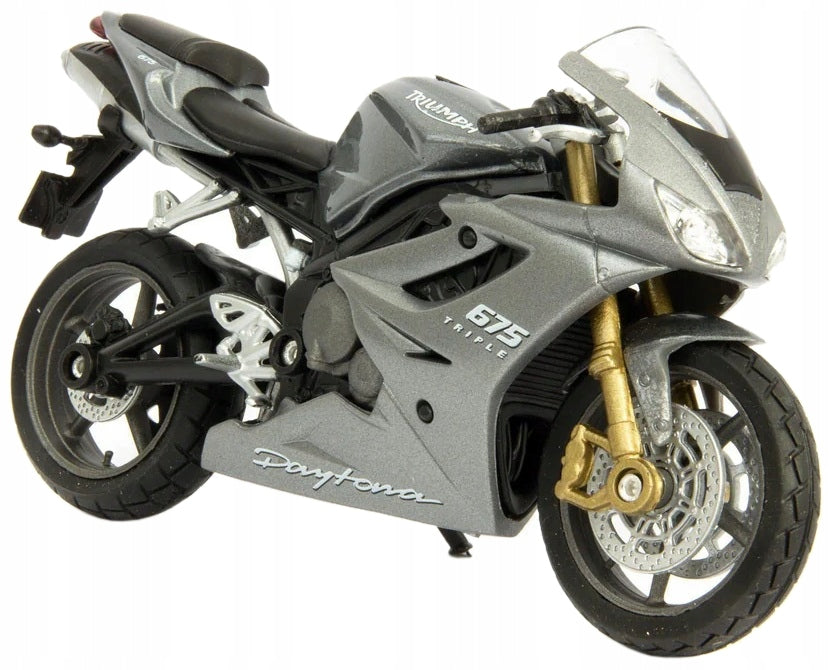 1:18 METAL MODEL WELLY MOTORCYCLE TRIUMPH DAYTONA 675 MOTOR 12822 Brand Welly