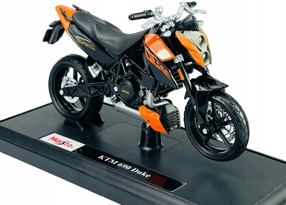 1:18 MOTORCYCLE COLLECTIBLE MOTOR MAISTO KTM 690 DUKE 2485 Color black