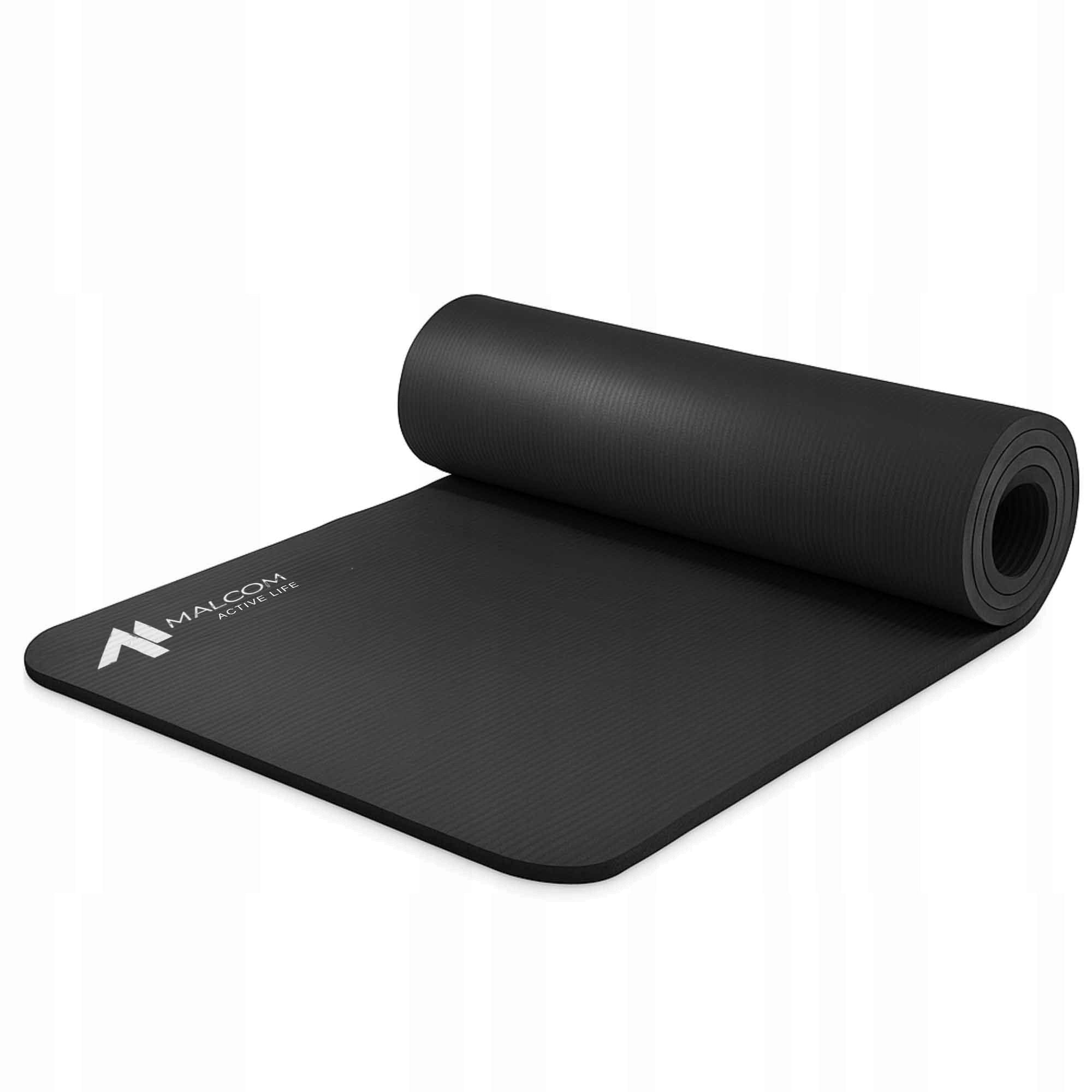 1.5 CM THICK NBR ANTI-SLIP TRAINING YOGA MAT LARGE + BAG Manufacturer code SDH280-BLACK