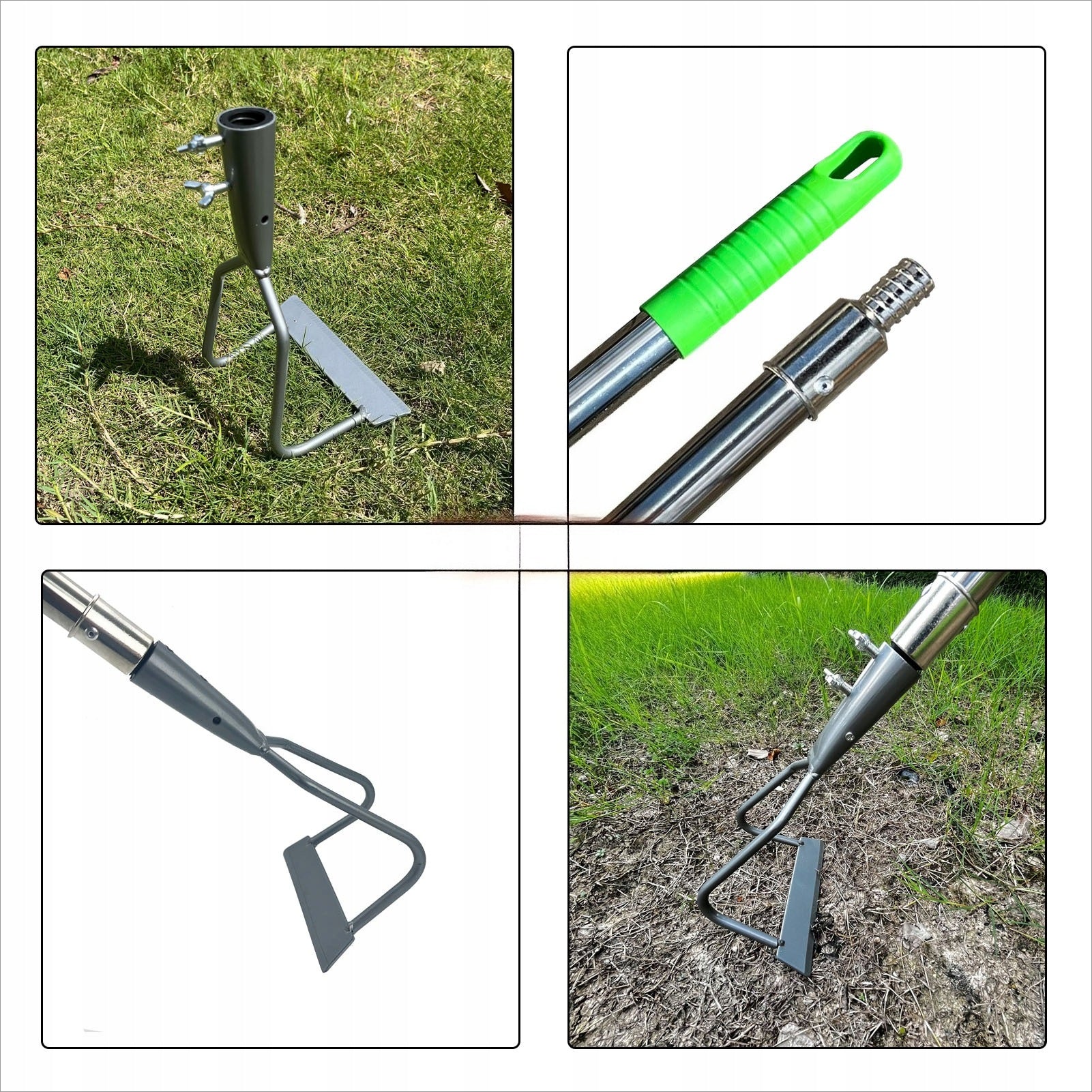 1.6M Weed Rake Vegetable Garden Weeder Garden Soft Soil Weeding Rake Hoe Manufacturer code 7841937212011