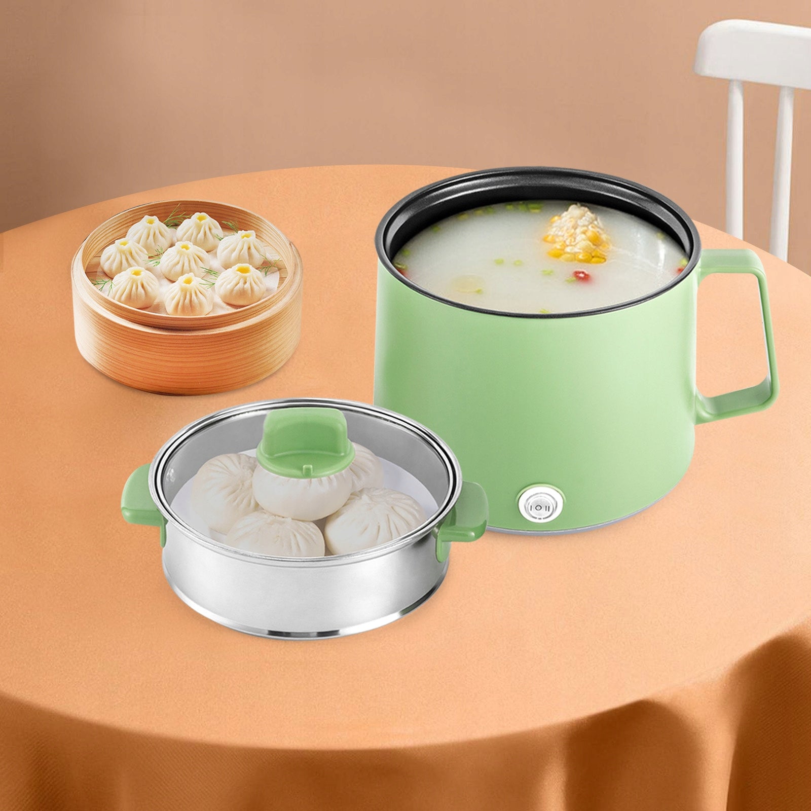 1.7L Portable Non-stick Pot Electric Double Power Control for Ramen|CE EAN (GTIN) 6902615218464
