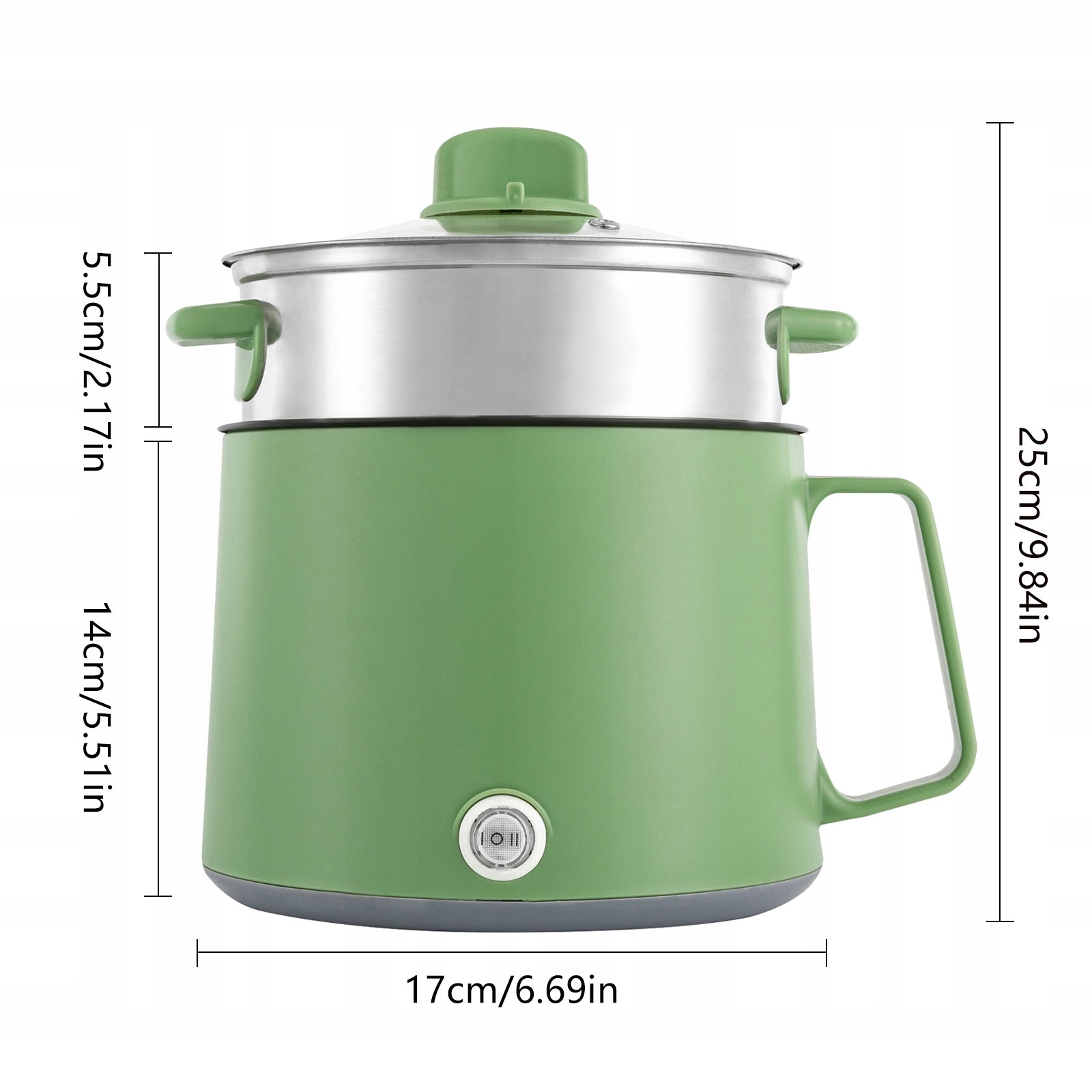 1.7L electric multicooker with anti-stick coating and Brand no brand