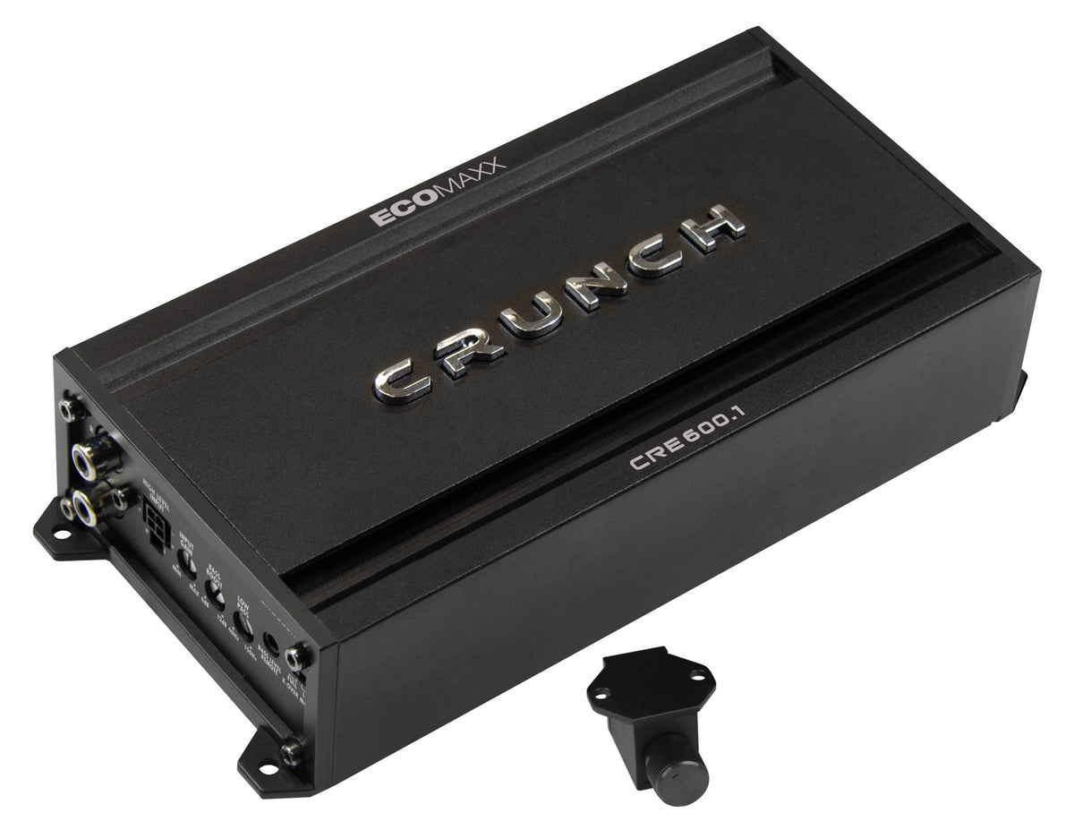 1-CHANNEL MONOBLOCK AMPLIFIER 600W RMS CLASS D HI-INPUT CRUNCH CRE600.1 Packaging status original