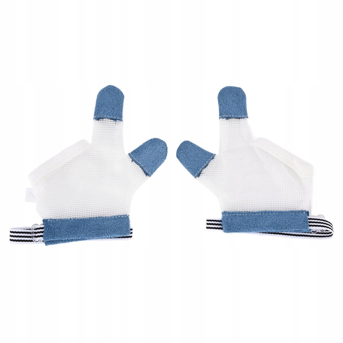 1 PAIR BABY STOP THUMB SUCTION TOE PROTECTOR S BLUE
