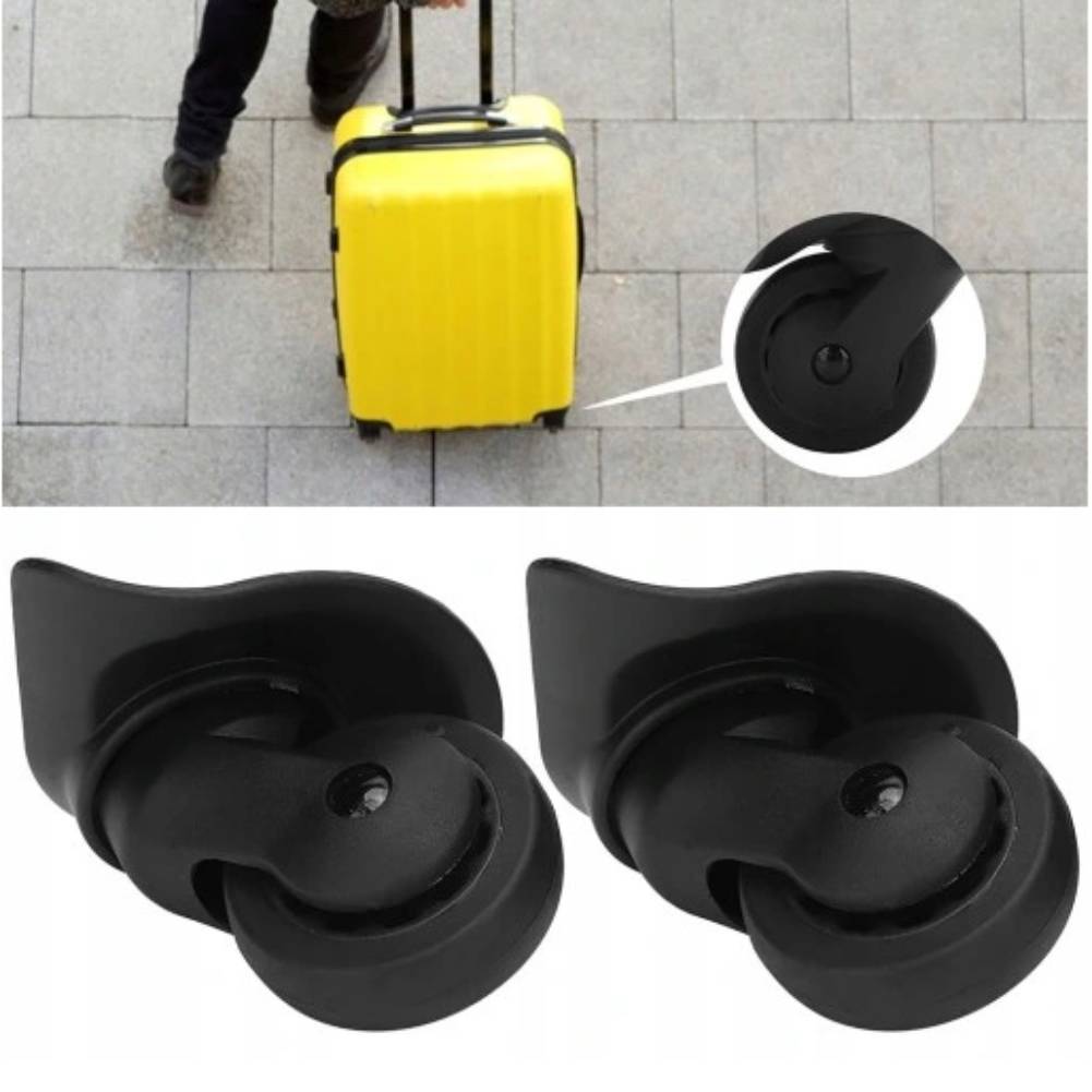 1 PAIR SUITCASE WHEEL LUGGAGE SWIVEL SPARE PART REPAIR SERVICE Brand no brand