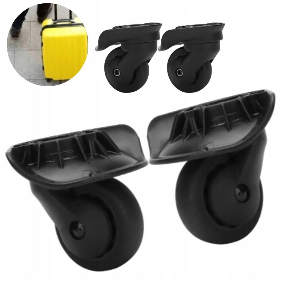 1 PAIR SUITCASE WHEEL LUGGAGE SWIVEL SPARE PART REPAIR SERVICE