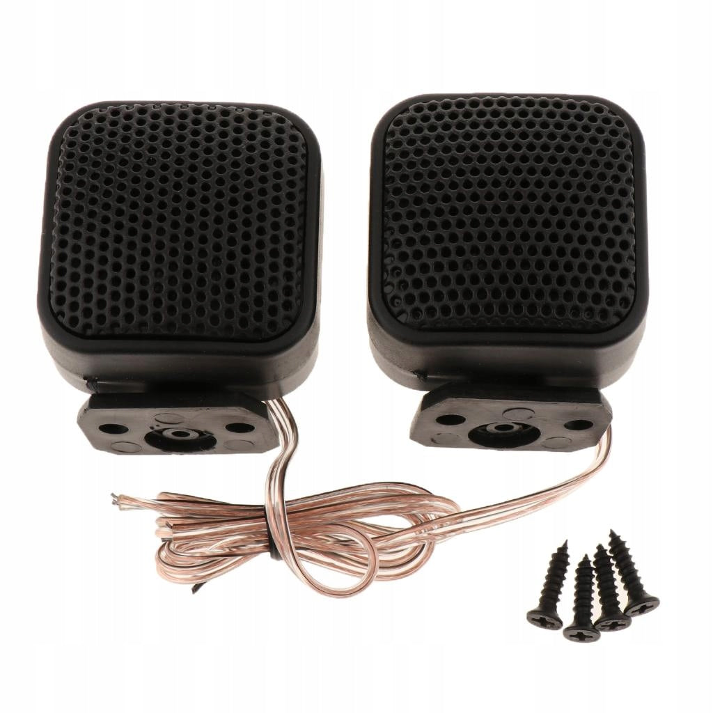 1 Tweeters, Car Silk Square Stereo Speakers with Installation Accessories Manufacturer no brand