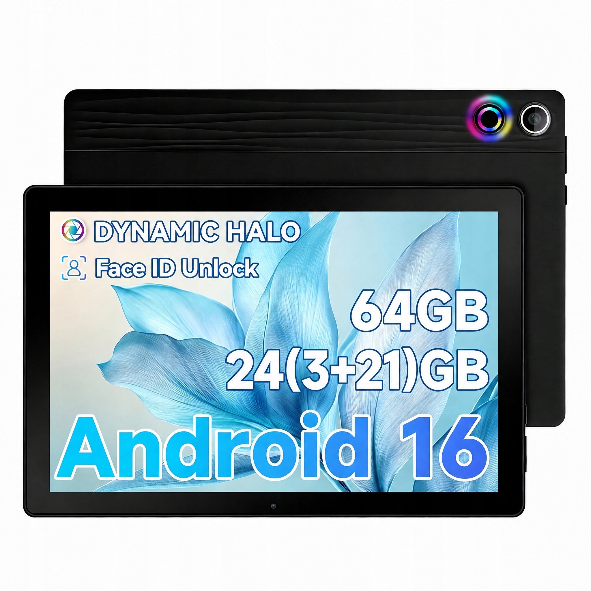 10.1“ Android 16 Tablet 64GB+1TB Expand 6000mAh HD IPS WiFi 6 Fast Charging
