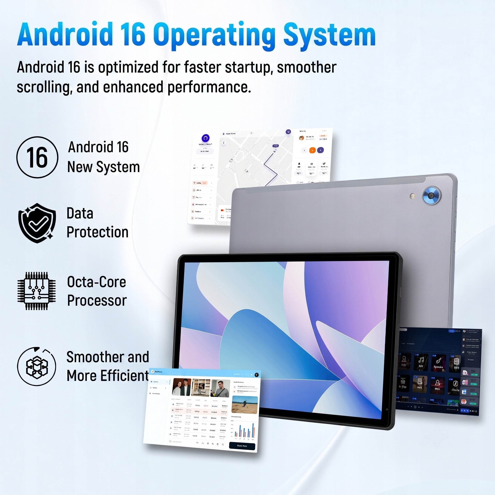 10.1 Inch Android 16 Tablet 30GB+128GB 6000mAh Set With Keyboard Gray Charger included yes