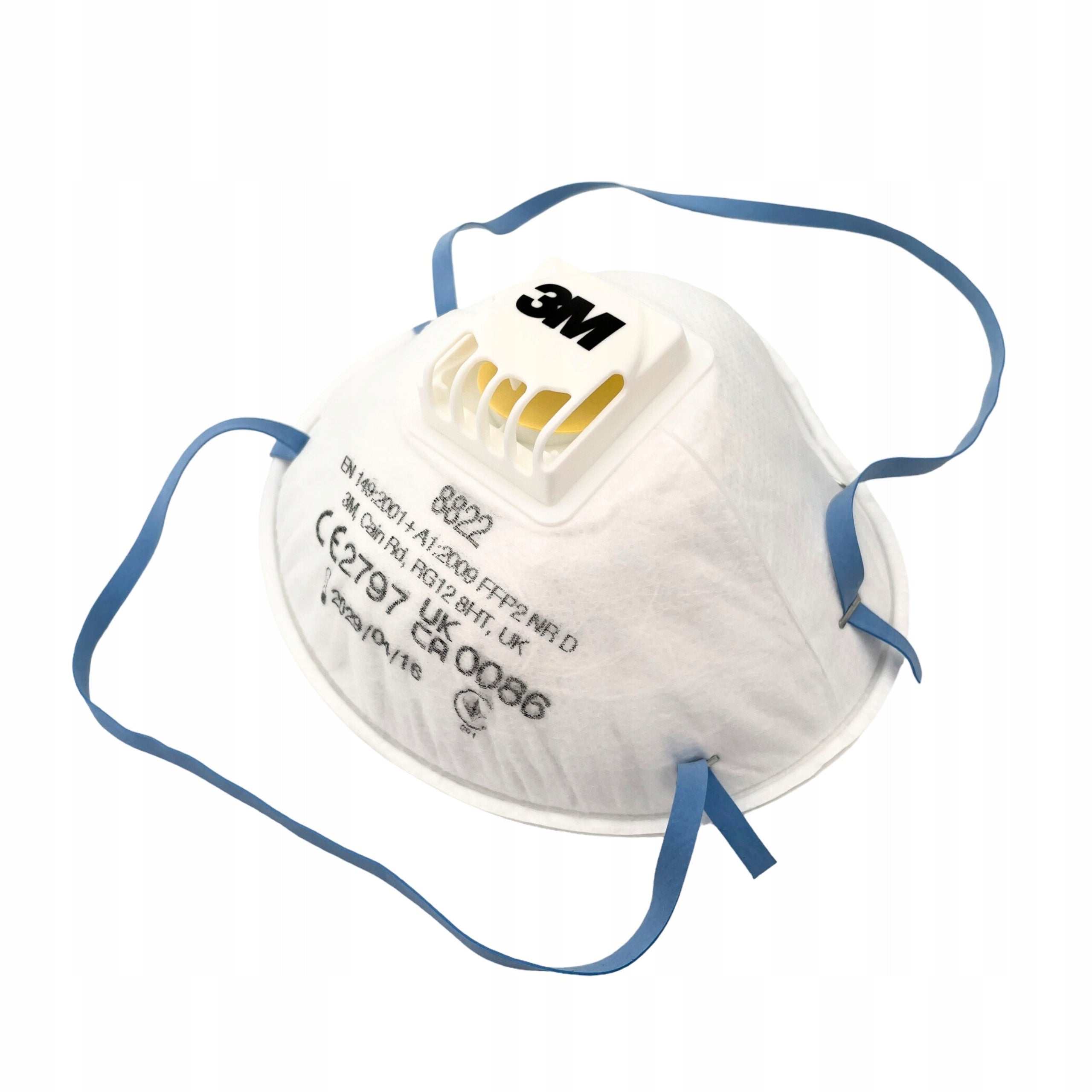 10 PCS 3M 8822 MASK HALF MASK FILTERING FFP2 WITH VALVE Medical device no
