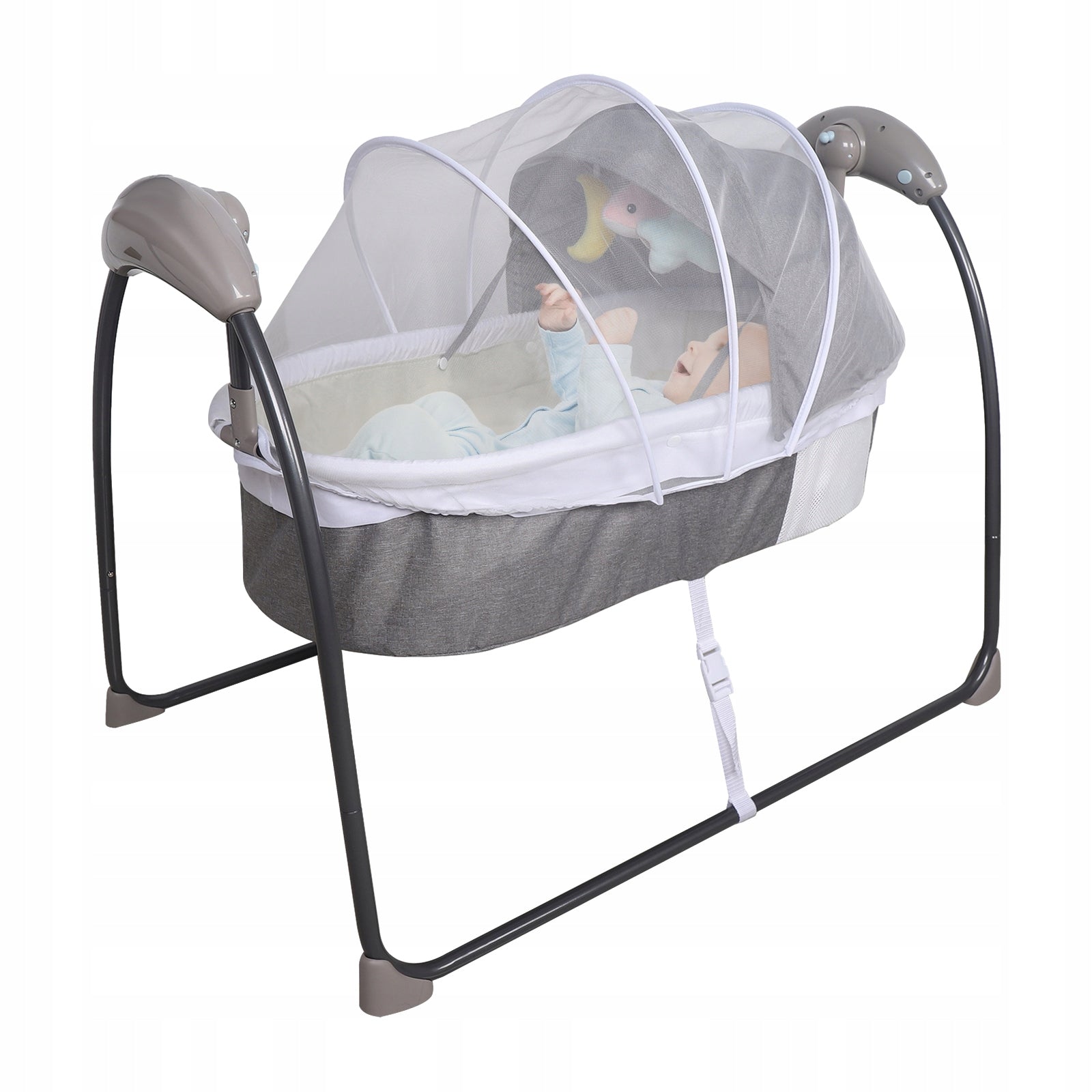 100-240V Portable Baby Bed, Grey Electric Shaking Bed, Baby Swing for 3Gear Manufacturer code BWB123