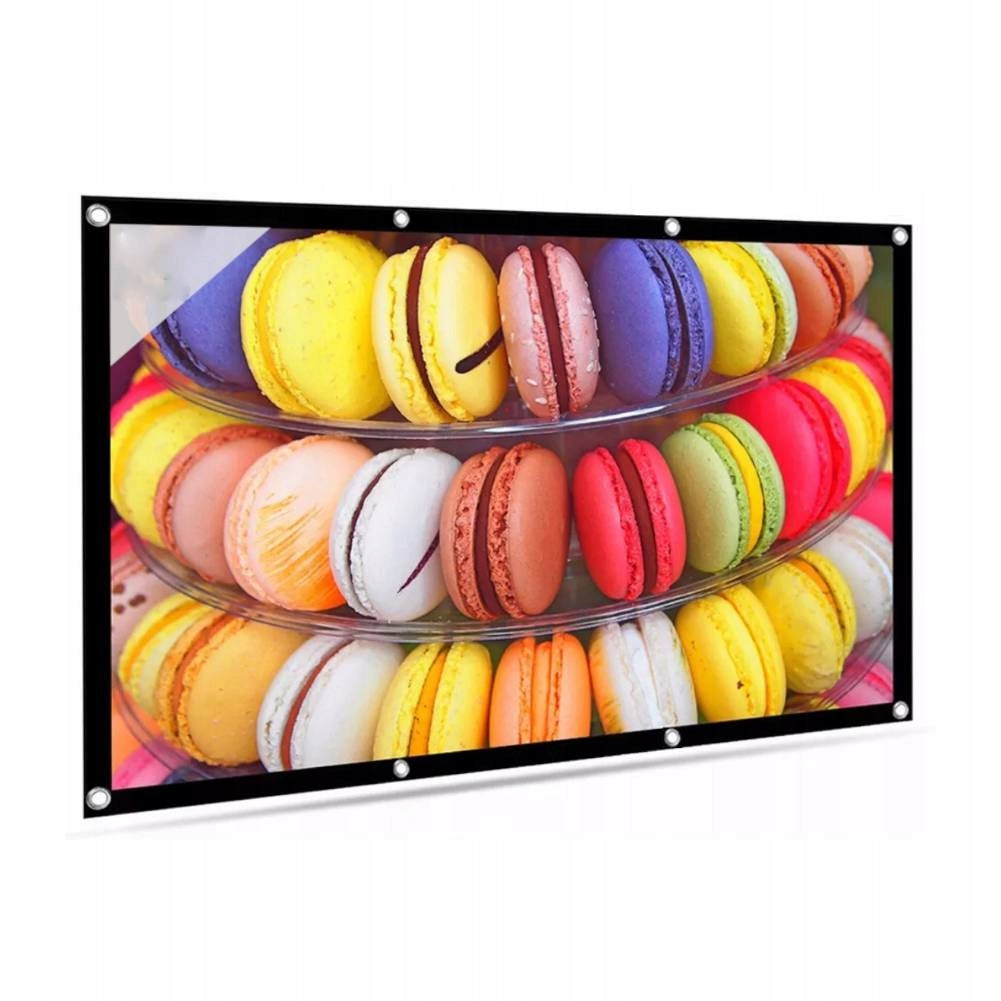 100 INCH PORTABLE 16:9 220X124CM PROJECTION SCREEN FOR PROJECTOR