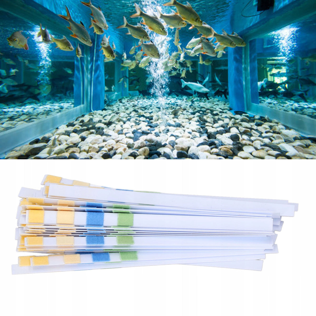 100 PCS STRIPS PAPER MEASUREMENT PH 0-14 Packaging status original