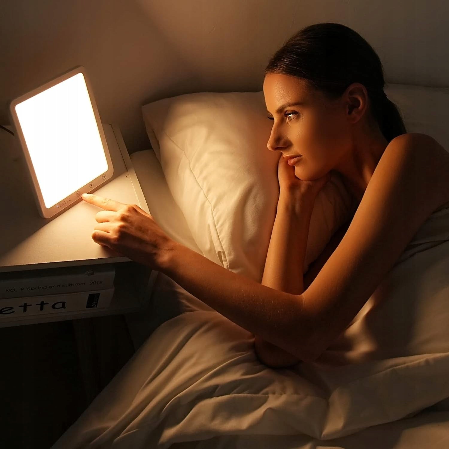 10000 LUX LED THERAPY LAMP WITH 5 BRIGHTNESS LEVELS AND TIMER FUNCTION Packaging status original
