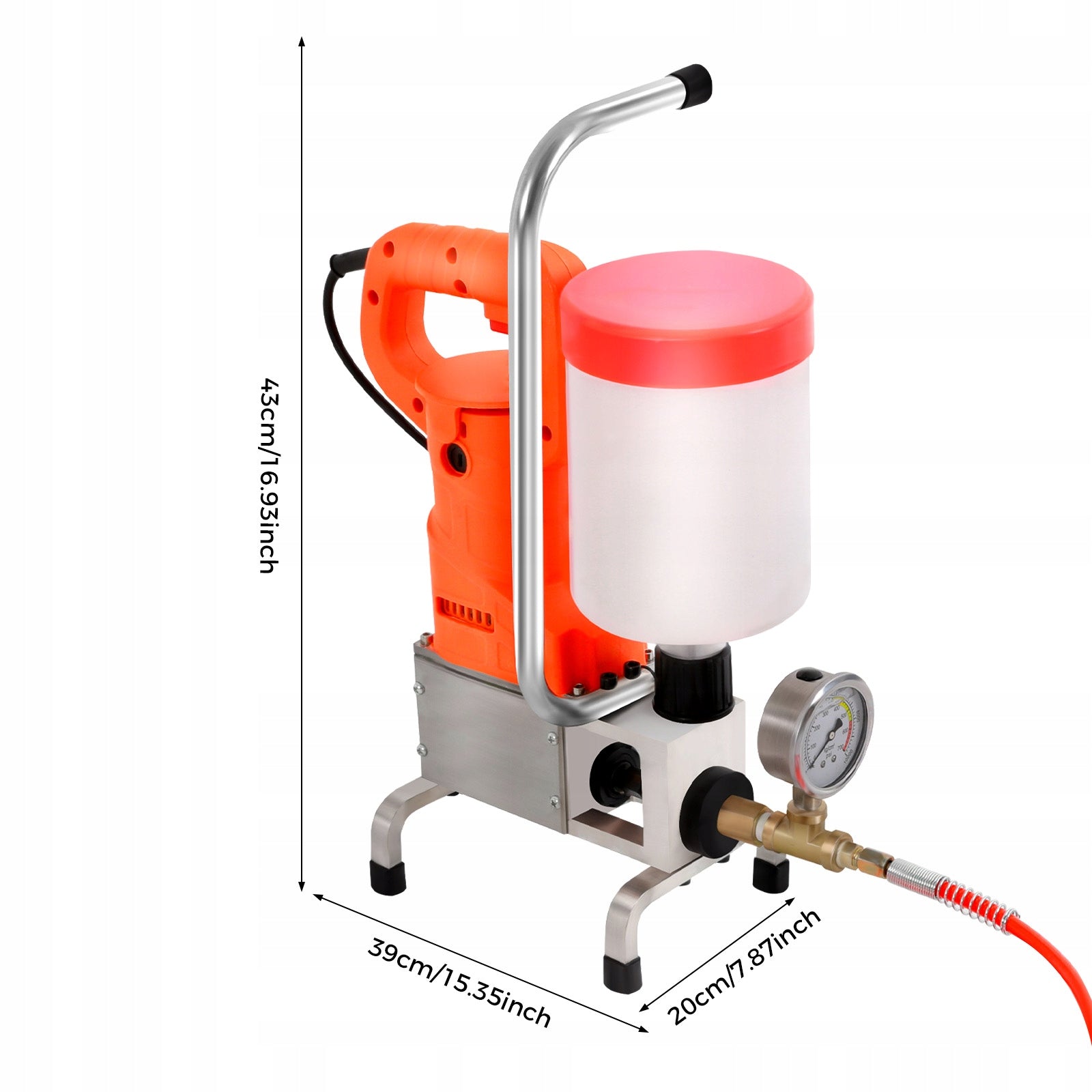10000psi High Pressure Grouting Machine, 720W Concrete Pump, AC 220V 50HZ Packaging status original