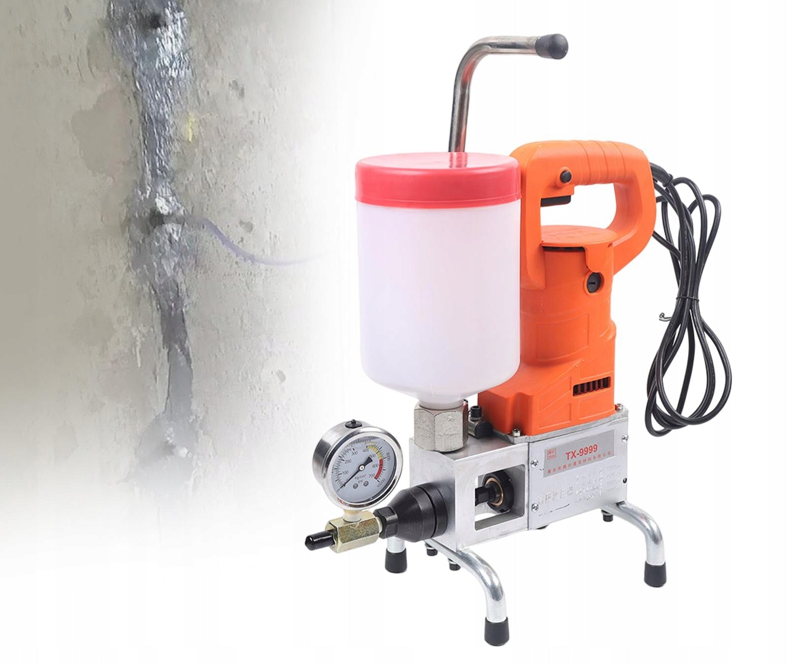 10000psi High Pressure Grouting Machine, 720W Concrete Pump, AC 220V 50HZ