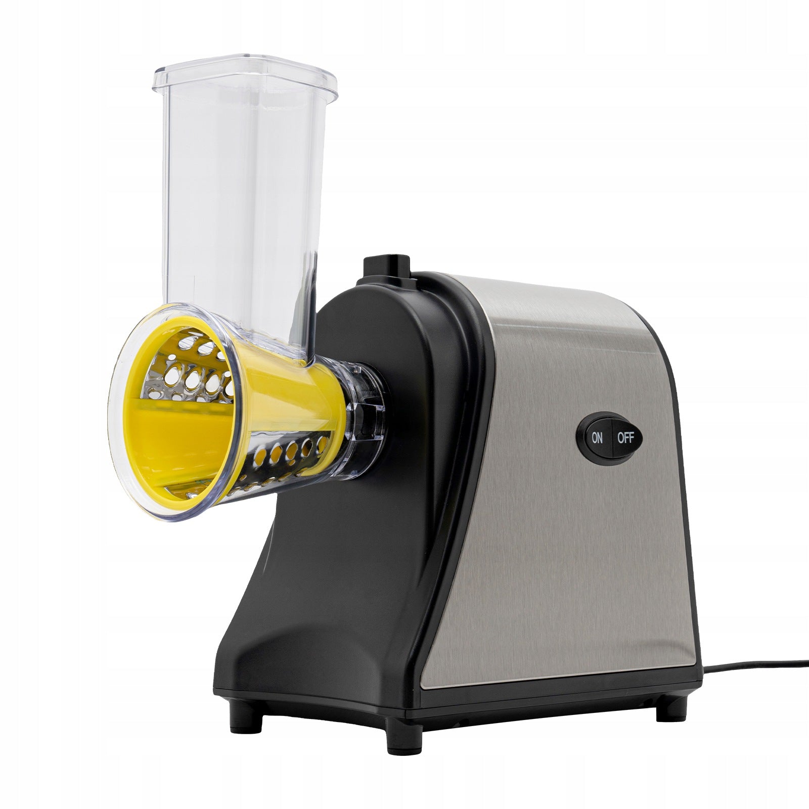 1000W ELECTRIC VEGETABLE CUTTER SHREDDER CHEESE GRATER SLICER SILVER BLACK Packaging status original