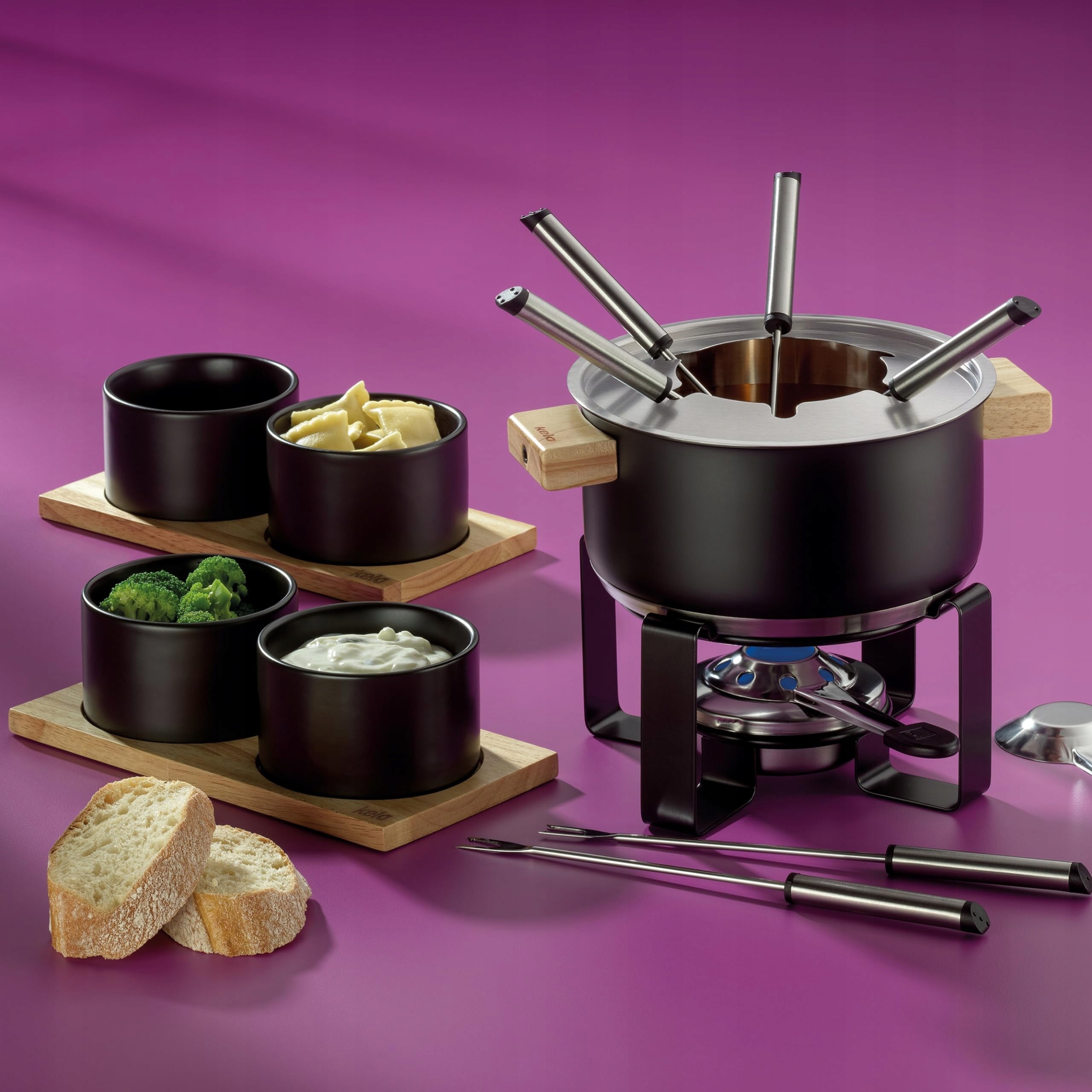 10068 kela Gunten fondue set, Ù 20 cm, 1,6 Capacity 1.6 l
