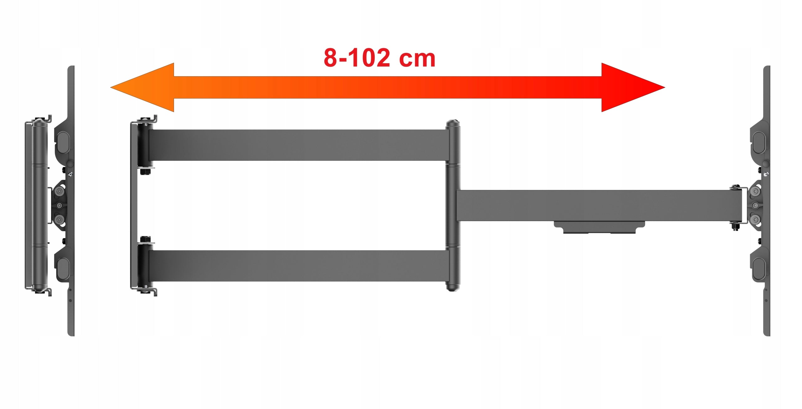 102cm TV Holder Long Frame TV Hanger 43-75 inches Extra Strong Packaging status original
