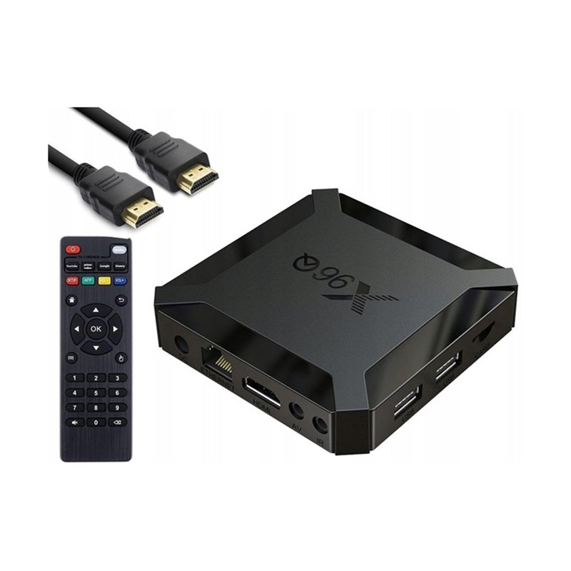 1080P SMART TV BOX MEDIA PLAYER WITH REMOTE CONTROL AND HDMI PORT – 4+64G